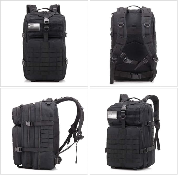 ROARING FIRE Tactical Backpack, Army Assault Pack, Molle Backpack for The 3 Day Pack, 45L prepper bag