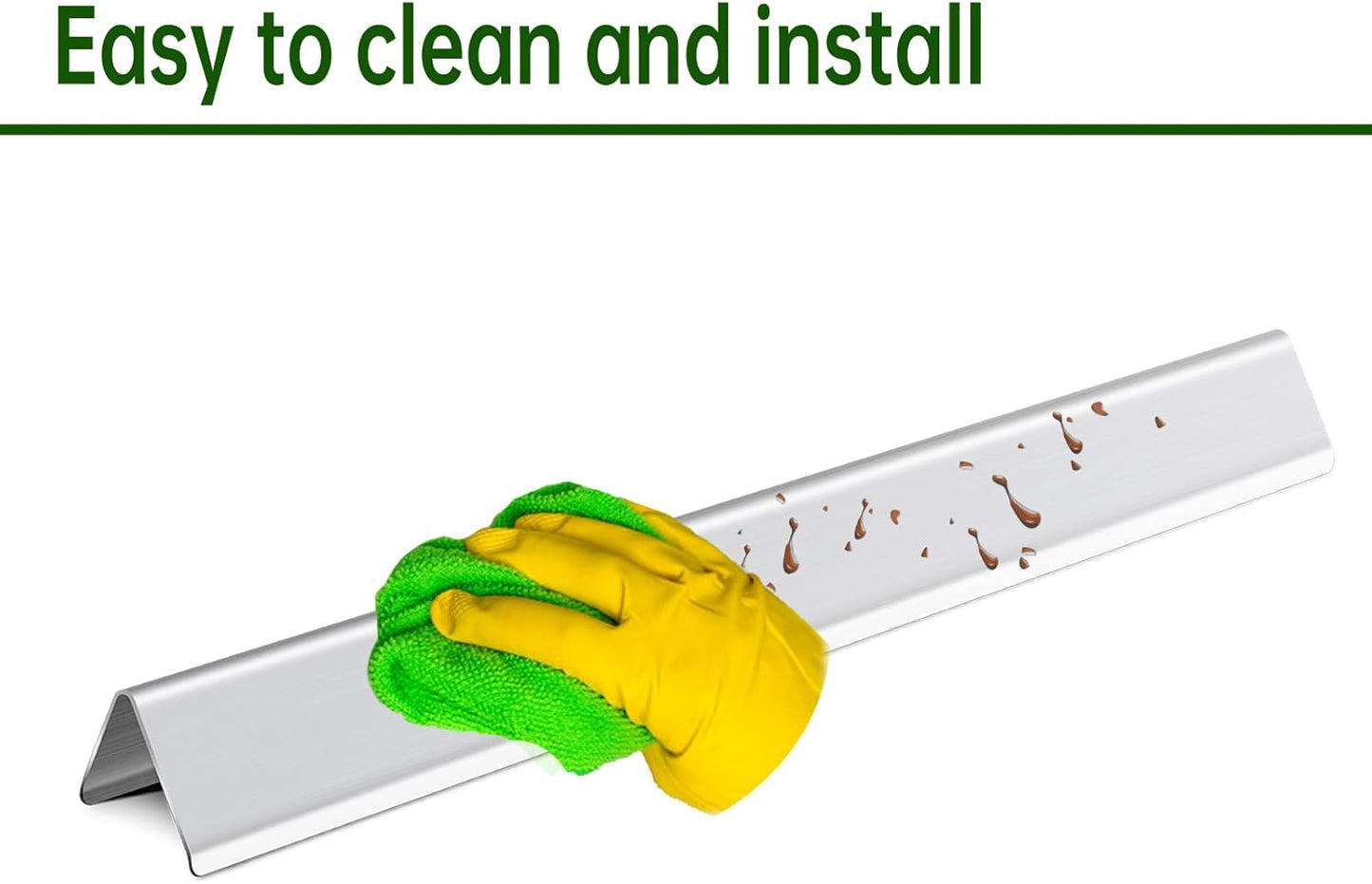 15” 9MM Grill Grates Replacement for 7535 7522 Weber Spirit Grill Spirit E-210, S-210, E-200, S-200, Weber Genesis Silver A, Spirit 500, Spirit 200 Series, BBQ Grill Parts Flavorizer Bars Grid