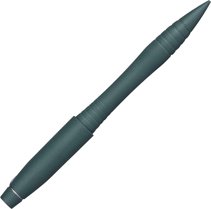 CRKT Williams Defense Pen: Low Profile, Lightweight EDC Pen, Grivory, Pressurized Ink Cartridge and Pocket Clip TPENWRG, Green
