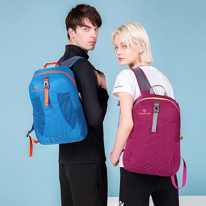 sinotron 22L Lightweight Packable Hiking Backpack, Small Hiking Backpack Day Pack for Women Men Travel Camping Vacation