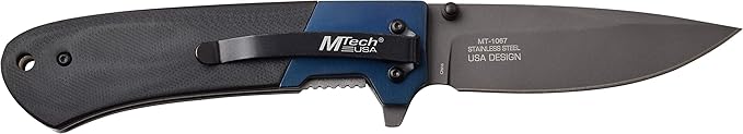 MTECH USA MT-1067BL Manual Folding Knife,Blue