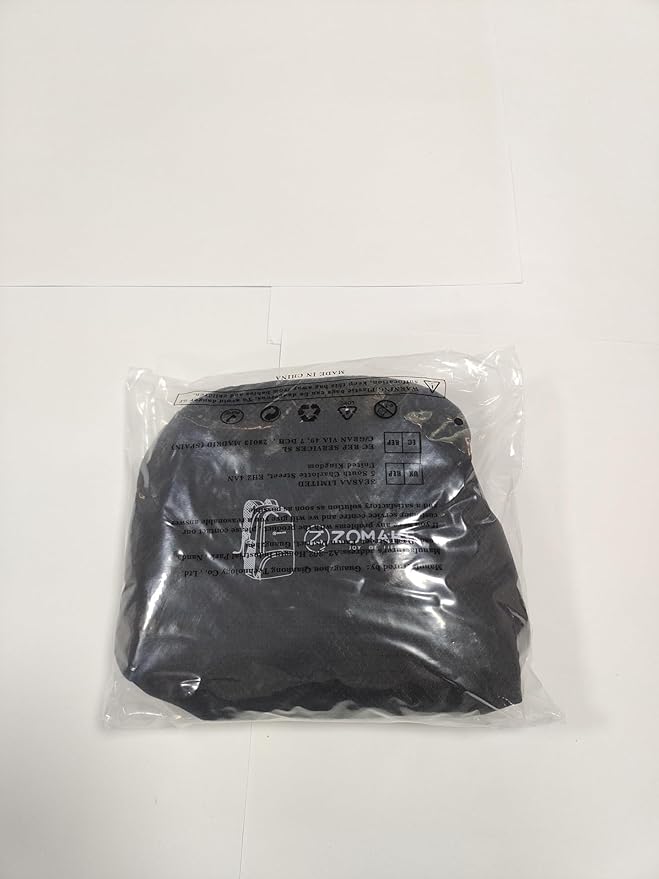 ZOMAKE Lightweight Packable Backpack 30L, Foldable Hiking Backpacks Water Resistant Compact Folding Daypack for Travel(Black)