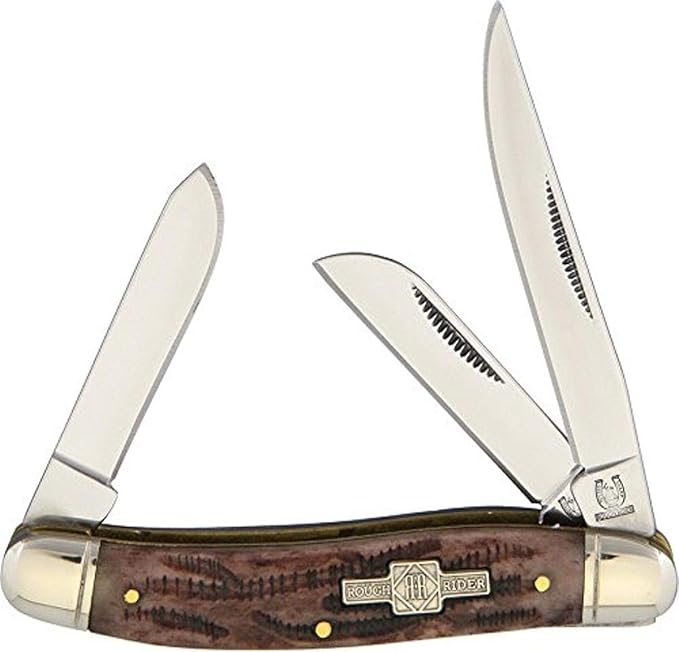 Rough Rider RR158-BRK Stockman, Multii, One Size