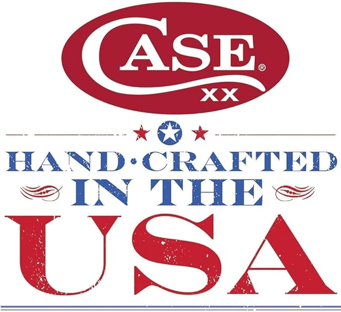 Case XX WR Pocket Knife Slimline Trapper, Gray Jigged Bone W/Red Oval Shield, Item #39973 (61048 SS) 4 1/8 Inches Closed