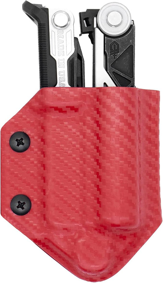 Clip & Carry Kydex Multitool Sheath for Gerber Center-Drive w/Optional Bit Sidecar Holder ~ Made in USA (Multi-Tool & Bits not Included) Multi Tool Holster