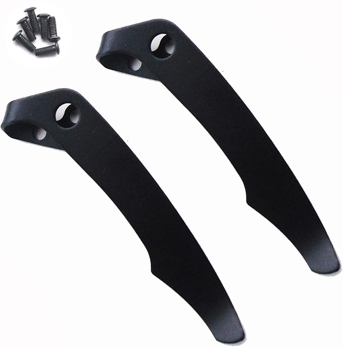 EDC Deep Carry Pocket Clip for Cold Steel Voyager Knife Pocket Knife Clip Folding Knife Screw Clips for Knife Maker and DIY Folding Knives with 6 Screws,Pack of 2 Pieces