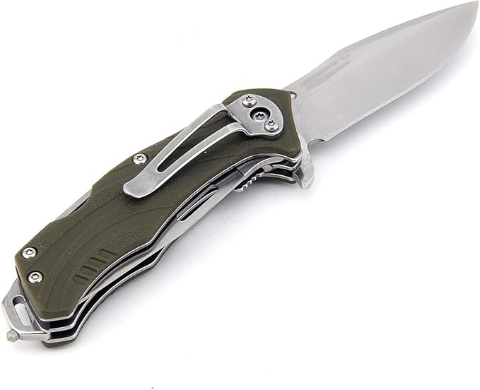 Sanrenmu 7098 Liner Lock Pocket Folding Knife Multitools 12C27 Blade PA66+GF Handle