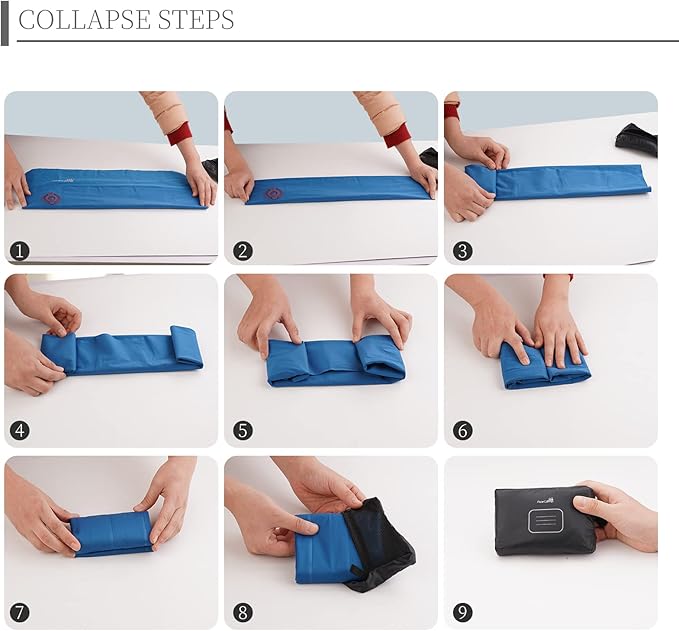 AceCamp Inflatable Air Pillow-Comfortable, Lightweight, Compact, Portable, and Perfect for Backpacking, Car Camping, and Even Airplane Travel (Blue-Square)