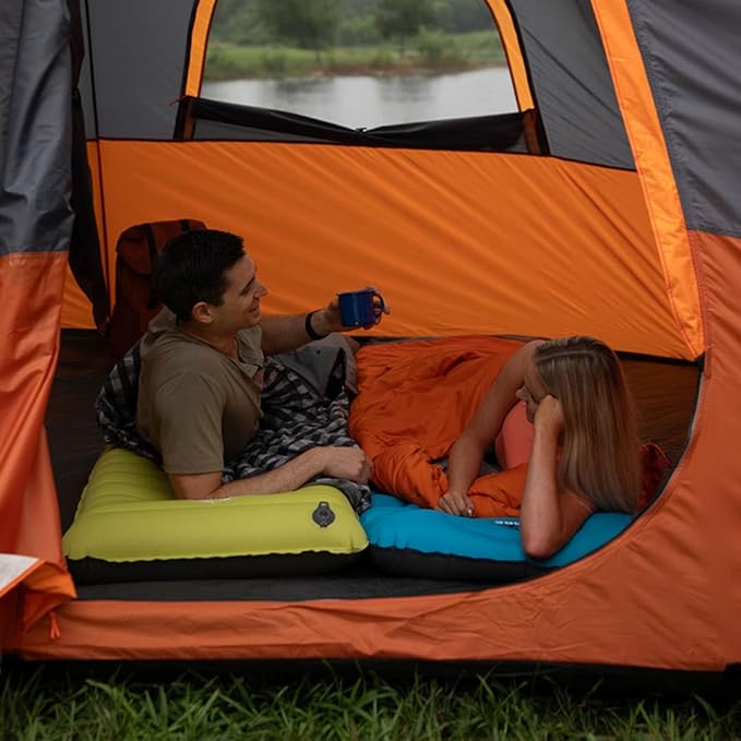 CORE Sleeping Pad for Camping | Perfect Ultralight Sleeping Mat for Tents, Camping Cot & Backpacking Gear | Lightweight & Inflatable Blow Up Mattress for Travel, Hiking & Outdoor Use