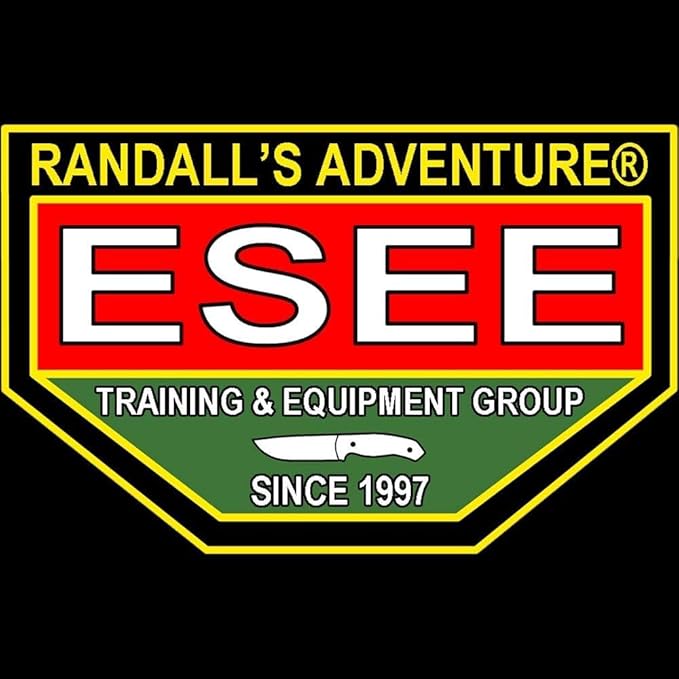 ESEE Authentic Model 5 Tactical Survival Fixed Blade Knife - Ambidextrous Kydex Sheath - SERE Team Designed (ESEE-5S-E)