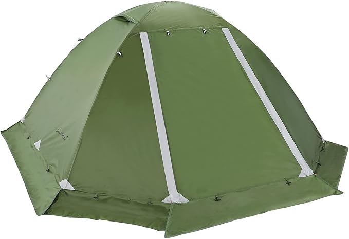 Clostnature Libra Lightweight Backpacking Tent - 1/2 Person 4 Season Ultralight Waterproof Camping Tent, Large Size Easy Setup Tent for Winter, Cold Weather, Family, Outdoor, Hiking and Mountaineering