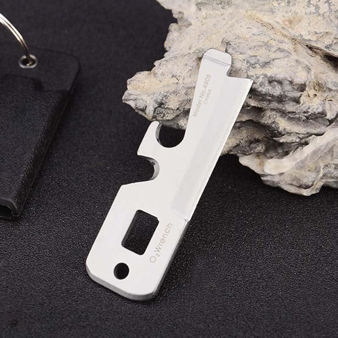 Outdoor forest line card rope knife, invisible survival tool, multifunctional military knife, card city portable EDC emergency tool, multifunctional tool, original key-shaped pocket tool