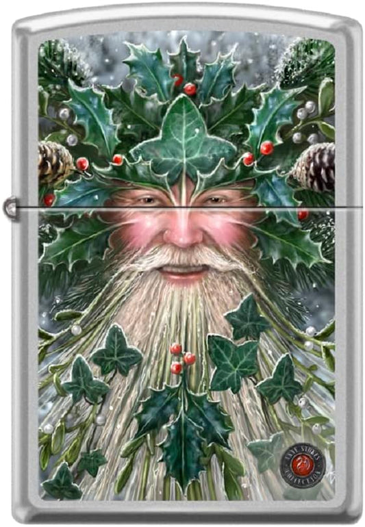 Zippo Lighter- Compass Nautical Windproof Lighter Santa St. Nick Frosty Z5337