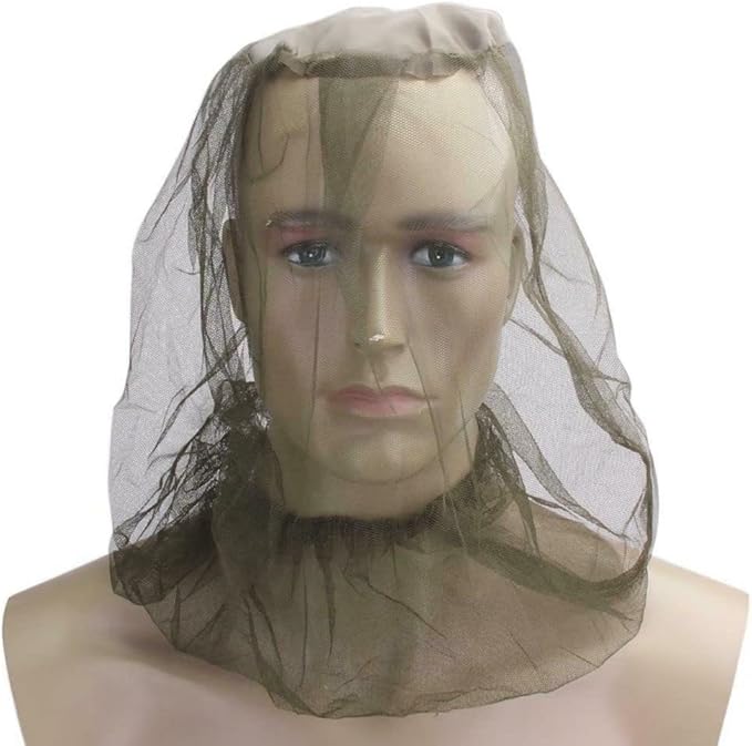 HomeSoGood 6Pcs Mosquito Hat Men Women Fishing Cap Casual Bee Net Mesh Foldable Face(One Size,Green)