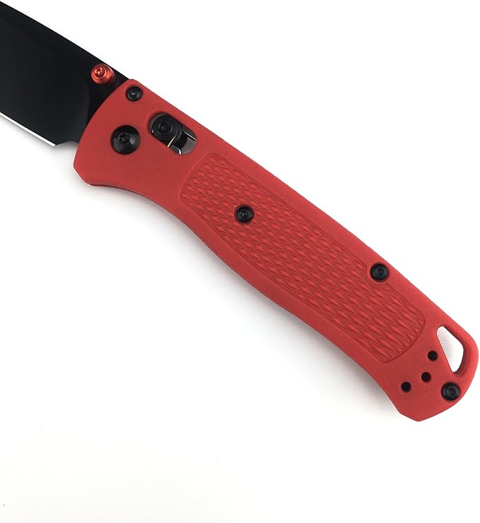 HUAAO 7.5in Manual Open Folding Knife, Bugout Knife with 3in 8Cr13Mov Steel Blade Glass Reinforced Nylon Handle, Axis Lock Knife Pocket Knife with Clip for EDC Camping Hiking