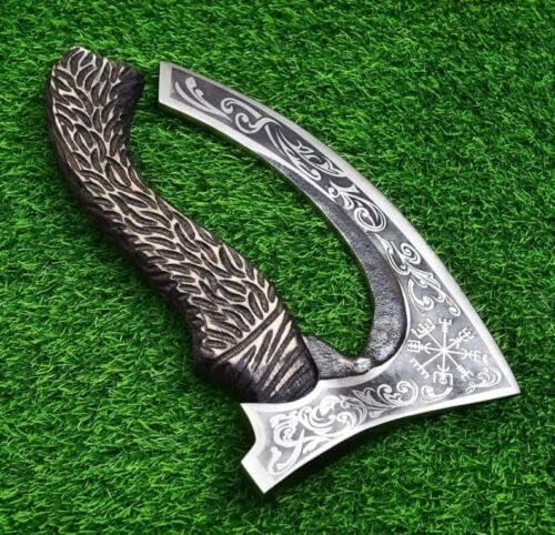 Handmade Pizza Axe | Pizza Slicer | Hand forged Viking Pizza Cutter| Camping Axe