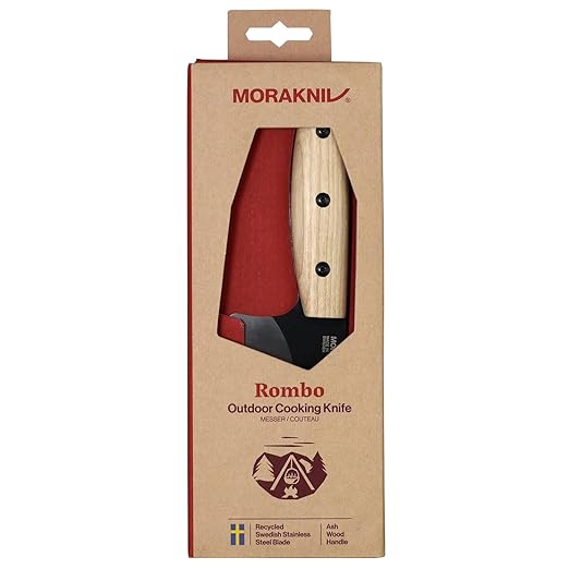 Morakniv Rombo BlackBlade (S) Ash Wood Leather Sheath