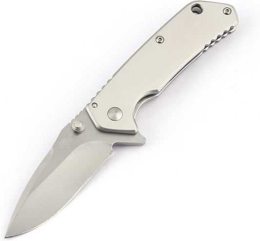 Sanrenmu 7056LUC Line Lock 8Cr14Mov Blade 3Cr14N Handle Folding Knife