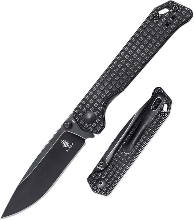 Kizer Begleiter Mini Pocket Knife 2.91 In Blade Steel 20CV EDC Knife Titanium Handle Folding Tools Ki3458RA3