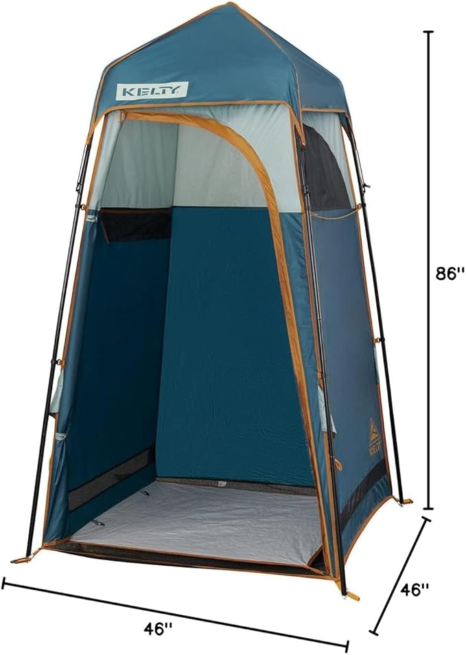Kelty Discovery H2GO Privacy Shelter, Campsite Shower and Changing Shelter, Zippered Entry, Steel Pole Frame, Freestanding