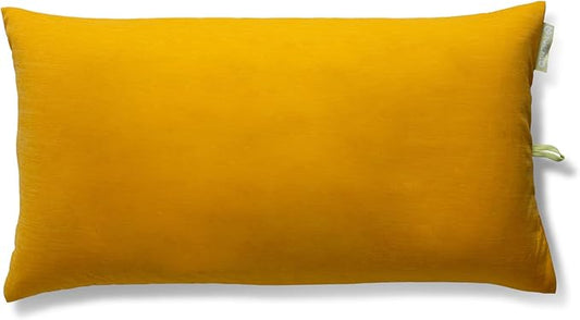 NEMO Fillo Elite Luxury Pillow | Inflatable Pillow for Travel, Backpacking, and Camping, Mango/Citron
