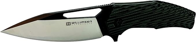 Chibs EDC Folding Knife 3.5” Stainless Steel Blade - Textured Two-Tone G10 Scales Handle Everyday Carry Adventure Flipper Deep Reversible Pocket Clip (Green/Black) (AUB09VCHYCPT)