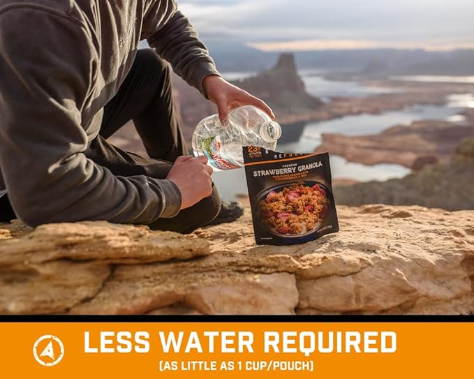 Peak Refuel Variety Meal Kit | 239g Protein | 4920 Calories | 100% Real Meat | Premium Freeze Dried Backpacking & Camping Food | 2 Servings | Ideal MRE Survival Meal