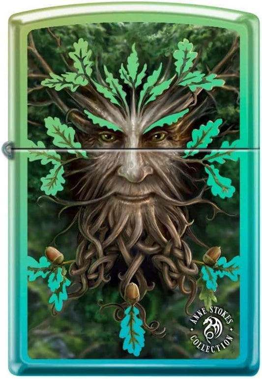 Zippo Lighter- Compass Nautical Windproof Lighter Green Man Z5182