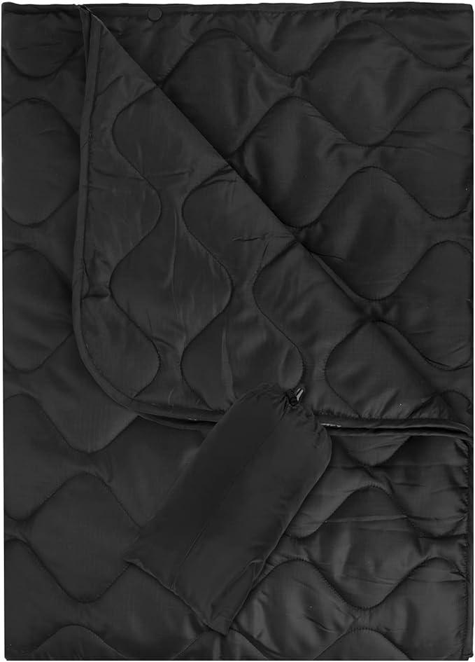 Poncho Liner Military Woobie Outdoor Camping Woobie Blanket for Travel, Beach, Grass, Picnic, Car Emergency, Outdoor, Survival