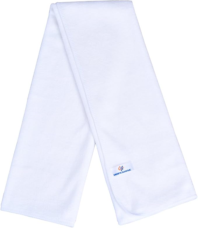 Home Gym Towel for Sweat Men Women Microfiber Yoga Towels Sports Towel Set Quick Dry Exercise Cycling Travel Camping Towel Fast Drying 2-Pack (White +Turquoise 2-Pack)