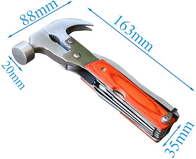 Multifunction Foldable Pliers Knife Screwdriver Emergency Pocket Tool Hammer