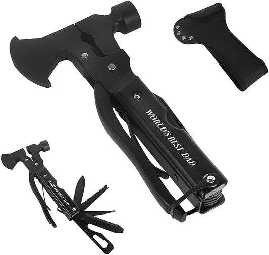 Gifts for Dad from Daughter Son,All in One Survival Tools Axe Hammer Multitool Camping Accessories,Birthday Father's day Christmas Thanksgiving day Gift Ideas for Men Father Him,ATH-402