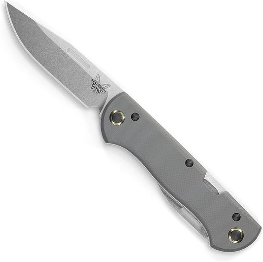 Benchmade - Weekender 317 Outdoor Knife with Cool Grey G10 Handle (317)