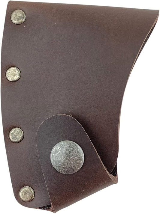 Hatchet Blade Cover Handmade from Full Grain Leather - Protector Case Cover, Small Axe Blade Safety Sleeve, Camping Accessory, Lumberjack Outdoor Essentials