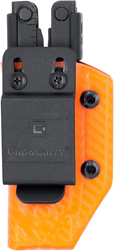 Clip & Carry Kydex Multitool Sheath for Gerber MP600 ~Fits bluntnose & needlenose Models~ Made in USA (Multi-Tool not Included) Multi Tool Holder Holster
