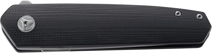 CRKT Cuatro Folding Carry Knife: Plain Edge Folder with Liner Lock - Everyday Carry Folded Knife with IKBS Ball Bearing Pivot System and G10 Handle 7090