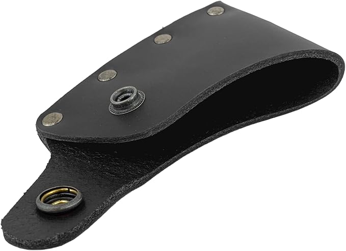 Hatchet Blade Cover Handmade from Full Grain Leather - Protector Case Cover, Small Axe Blade Safety Sleeve, Camping Accessory, Lumberjack Outdoor Essentials