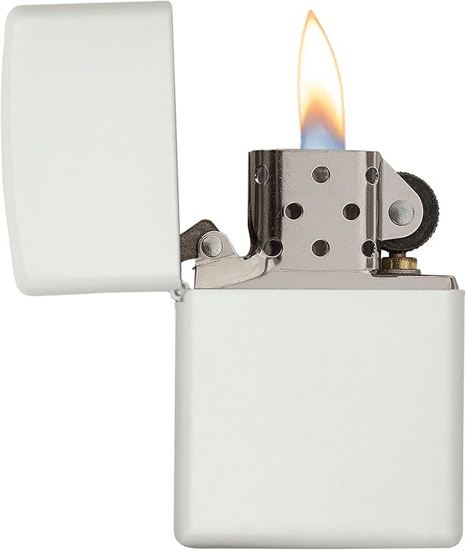 Zippo Classic White Matte Pocket Lighter
