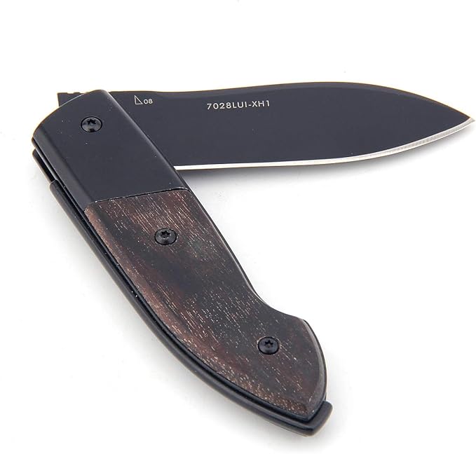 Sanrenmu 7028 LUI-XL Liner Lock Pocket Folding Knife Stainless Steel Blade