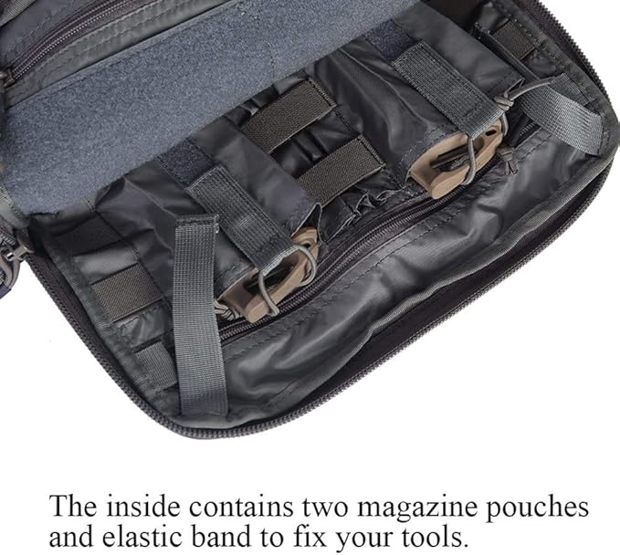 EMERSONGEAR Chest Pack Recon Kit Bag,Multi-Function Tool Pouch,Molle Vest Pouch Chest Bag for Men Tactical