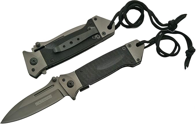 SZCO Supplies Task Force Drop Point Assisted Opening Knife