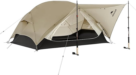 Naturehike Mongar UL 1/2Person Backpacking Tent,15D Nylon Waterproof Ultralight 1-2 Person Tent with Footprint