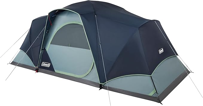 Coleman Skydome XL Large Family Tent Weatherproof 8/12 Person Tent Sets Up in 5 Mins Rainfly & Carry Bag Included Made of PFAS-Free Materials