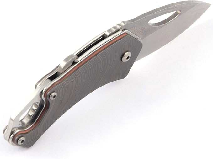 Sanrenmu 4077MUC EDC Folding Knife Rotating Blade & Spanner & Bottle Opener