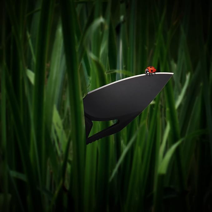 Folding Pocket Knife For Men Women- Stainless Steel, Durability,Compact, Amazingly Convenient Aluminum Handle For Everyday Carry(Black)