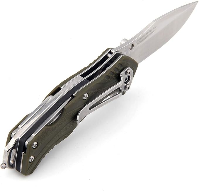 Sanrenmu 7098 Liner Lock Pocket Folding Knife Multitools 12C27 Blade PA66+GF Handle