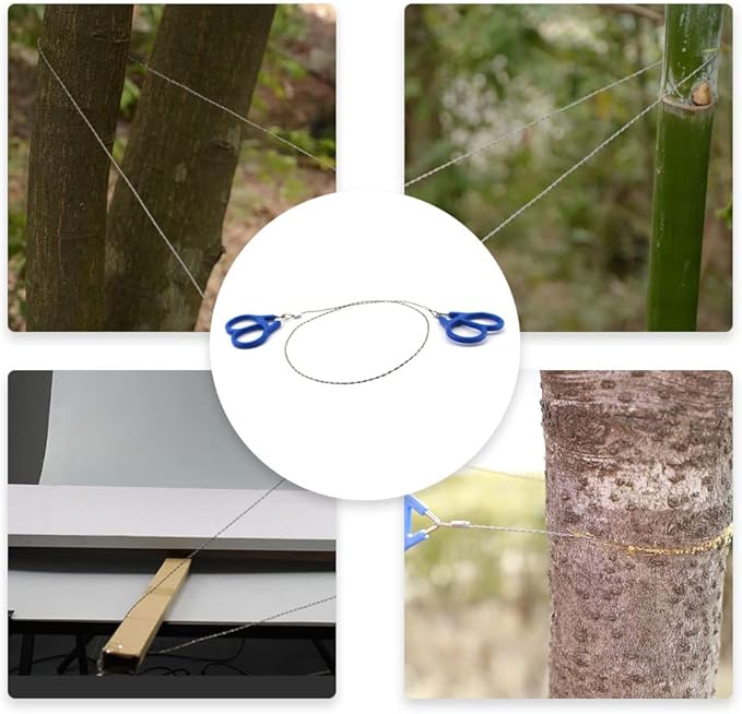 Wire Saw Portable Hand Chainsaw High Strength Rope Saw for Outdoor Camping Adventure Hunting Fishing