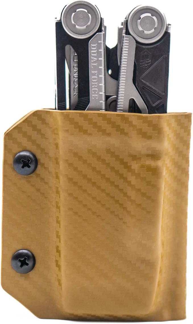 Clip & Carry Kydex Multitool Sheath for Gerber Dual-Force ~ Made in USA (Multi-Tool not Included) Multi Tool Holder Holster