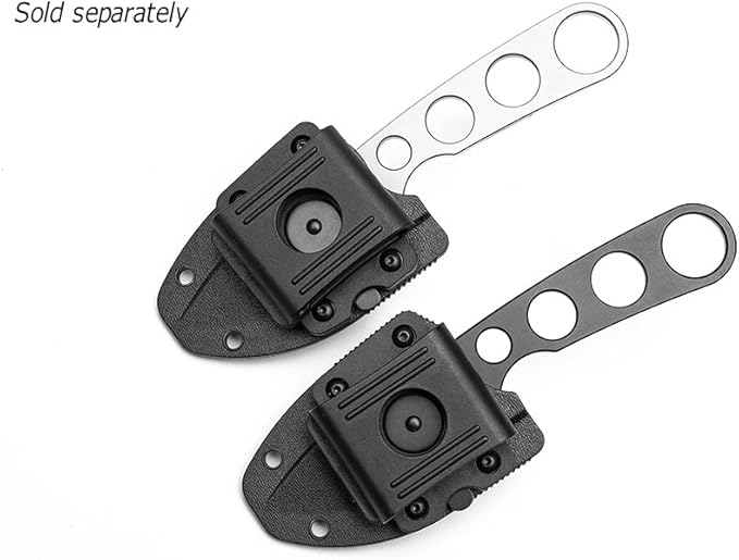 Sanrenmu SRM 7130 Full Tang Fixed Knife Survival Outdoor Neck Knife with Sheath & Belt Adapter(Stonewash,Inc Sheath)