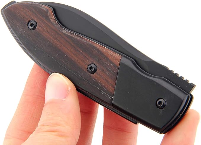 Sanrenmu 7028 LUI-XL Liner Lock Pocket Folding Knife Stainless Steel Blade